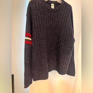 vintage GAP factory  XL 100% Wool blue